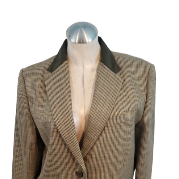 NWOT Pendleton Size 10P Blazer Green Multi-color - Picture 3 of 8